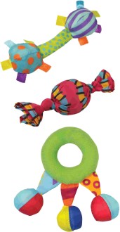 Petstages набор игрушек для собак Mini текстильные 3 шт