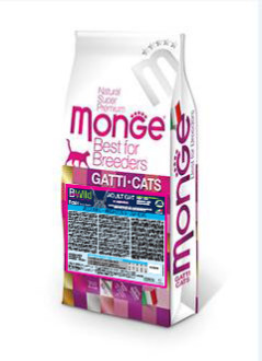 Monge BWild Cat Anchovies корм для взрослых кошек с анчоусами