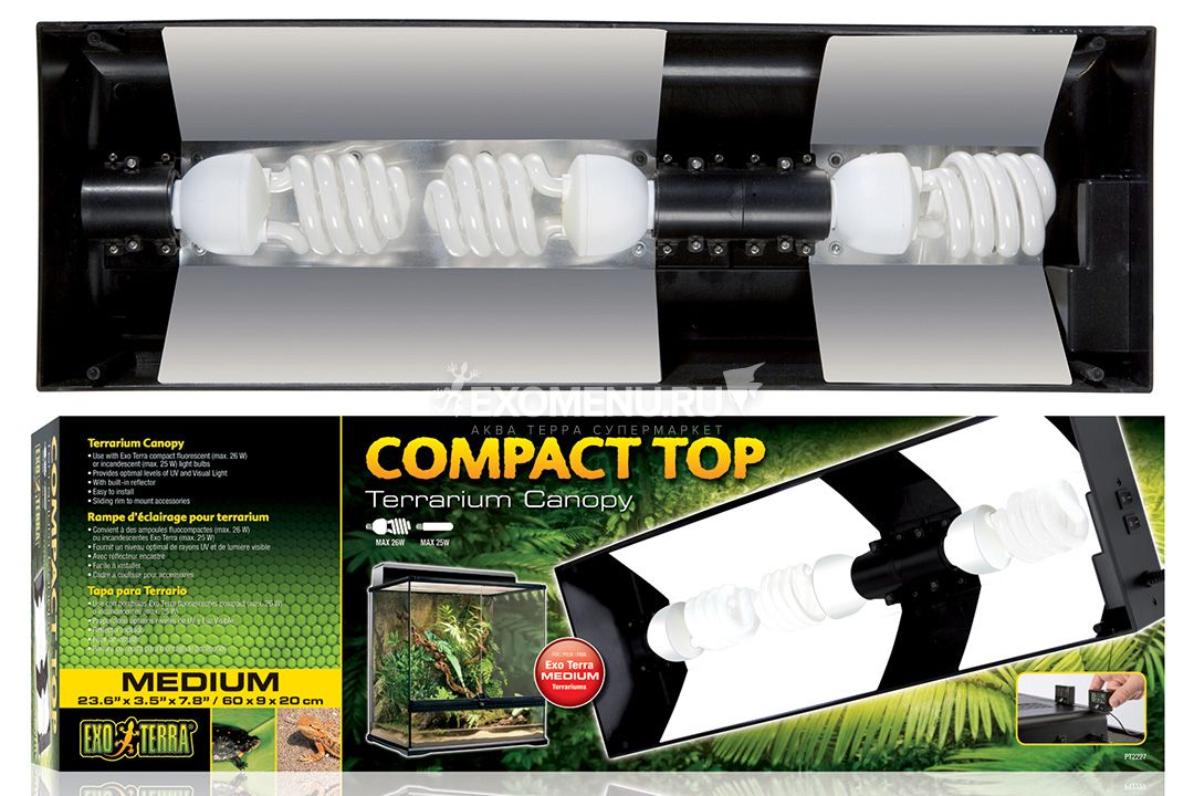 Компактный светильник Compact Top для РТ2604, РТ2608, PT2610 и PT2612
