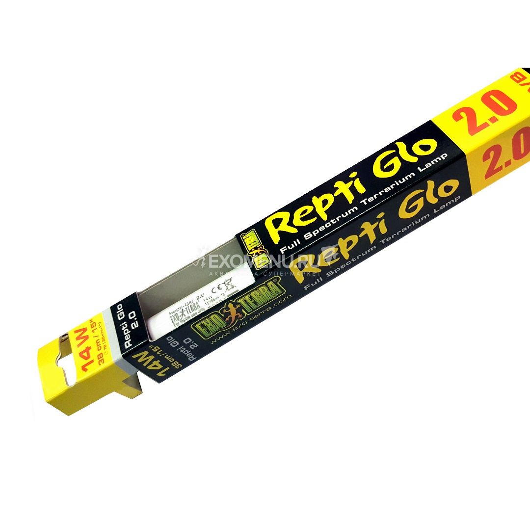 Лампы Repti Glo 2.0, 14 Вт 38 см