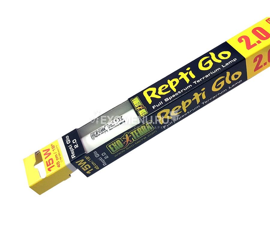 Лампы Repti Glo 2.0, 15 Вт 45 см
