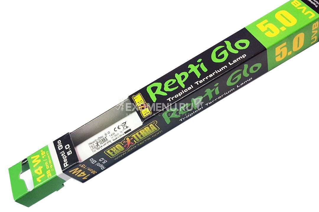 Лампы Repti Glo 5.0, 14 Вт 38 см