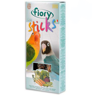 FIORY палочки для средних попугаев с овощами 2х60 г