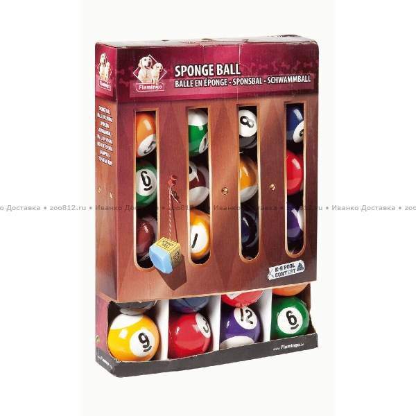 Flamingo «Мяч Sponge» игрушка для кошек