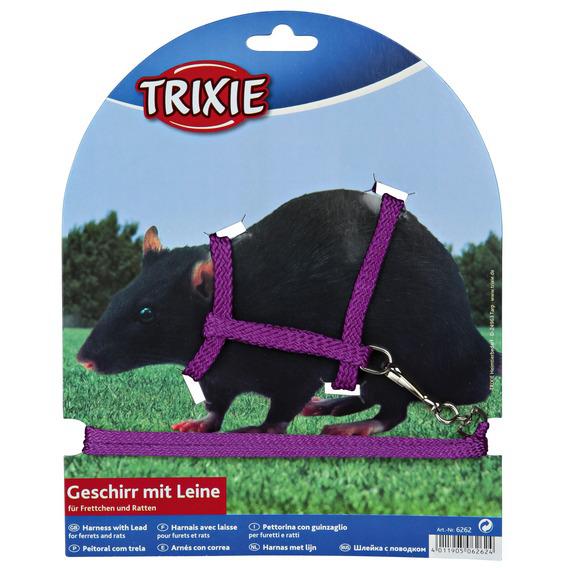 Шлейка с поводком для хорьков и крыс