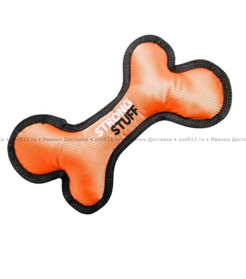 Karlie Strong Stuff игрушка для собак оранжевая кость малая