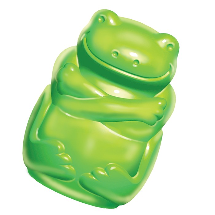 Kong игрушка для собак Сквиз Джелс Лягушка