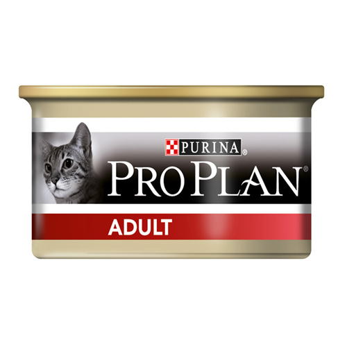 Purina Pro Plan консервы паштет для взрослых кошек с курицей, Adult chicken