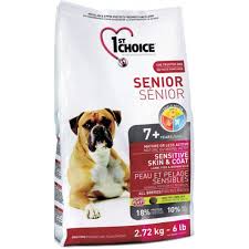 1st Choice Senior сухой корм для здоровья кожи и шерсти пожилых собак (с ягненком, рыбой и рисом)