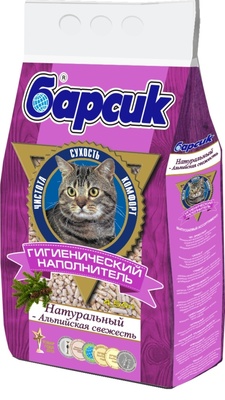 Барсик древесный наполнитель 
