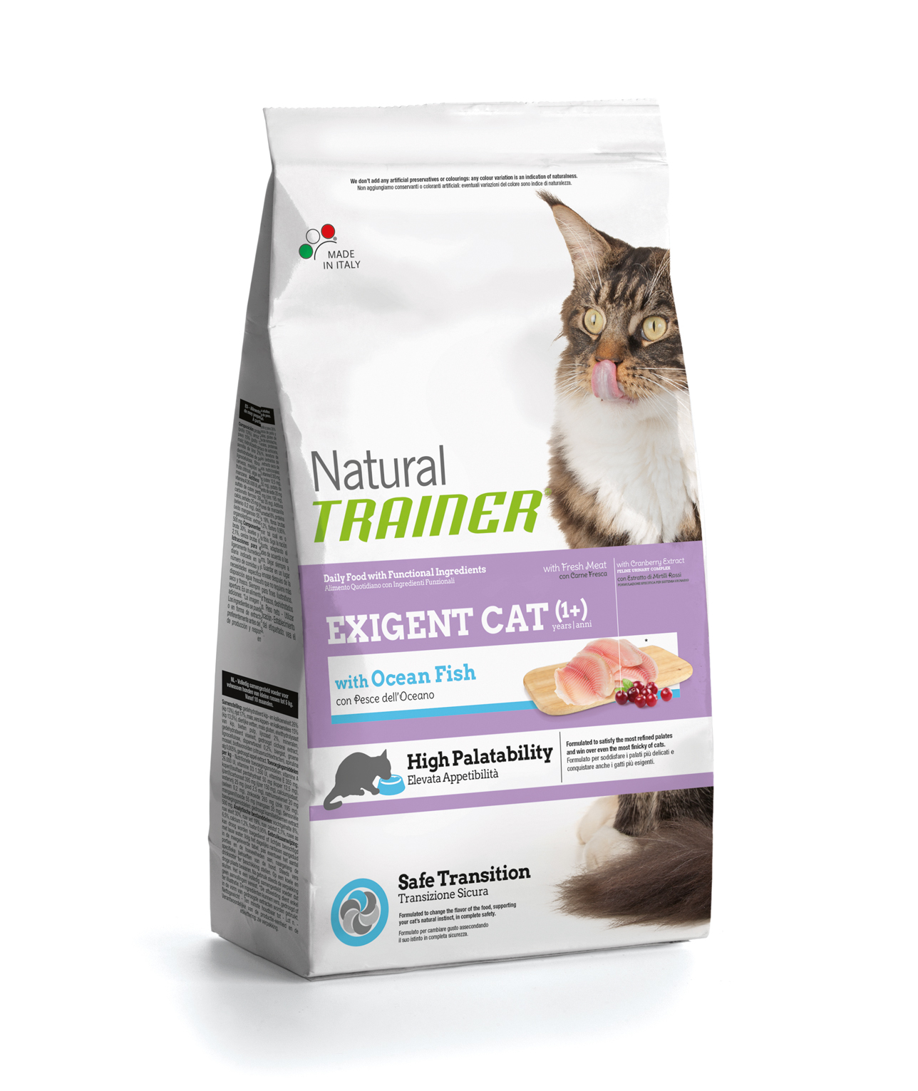 Trainer Natural Exigent Cat с океанической рыбой