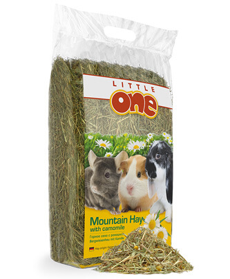 Mealberry Little One «Горное с ромашкой» сено для грызунов