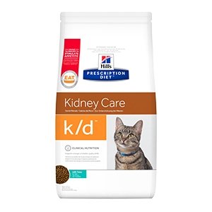 Корм Hill's Prescription Diet k/d Kidney Care сухой диетический, для кошек при профилактике заболеваний почек, с тунцом