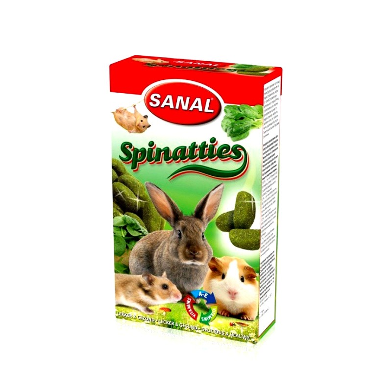Sanal Spinatties лакомство для грызунов шпинат 45 г