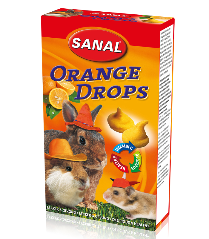 Sanal Orange drops лакомство для грызунов апельсин 45 г