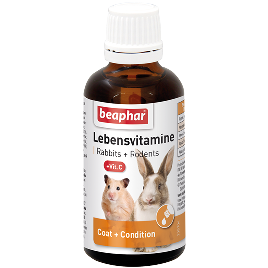 Beaphar Кормовая добавка Lebensvitamine для грызунов и кроликов 50 мл