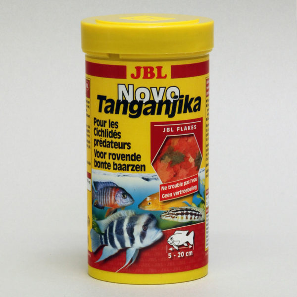 JBL NovoTanganjika - Корм в форме хлопьев из рыбы и планктонных животных для хищных цихлид из озе...