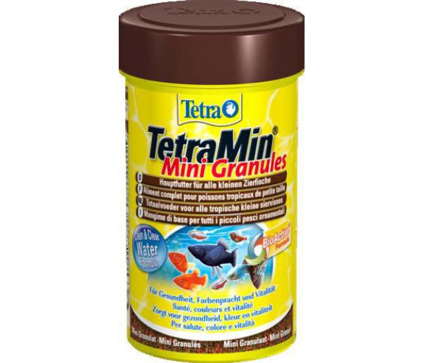 Корм для всех видов рыб Tetra Min Mini Granules 100 ml