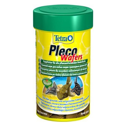 Корм для крупных растительноядных донных рыб Pleco Algae Wafers 250 ml