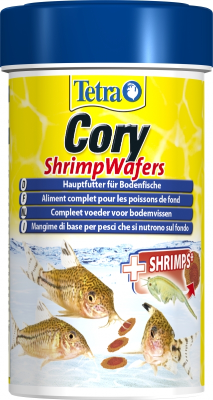 Корм для плекостомусов и коридорасов Tetra Cory Shrimp Wafers 100 мл.
