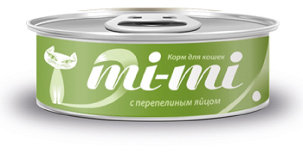 Mi-Mi консервы для кошек и котят с перепелиным яйцом 80 гр