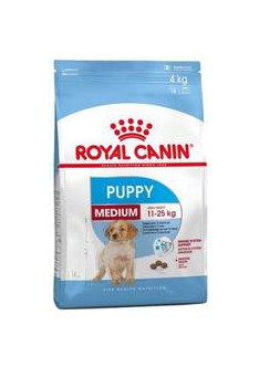 Корм Royal Canin Medium Puppy для щенков средних пород от 2 до 12 месяцев
