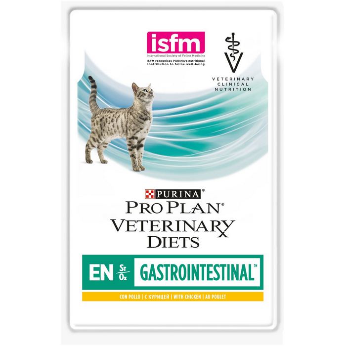 Purina Pro Plan (вет. корма) кусочки в желе с лососем для кошек при расстройствах пищеварения