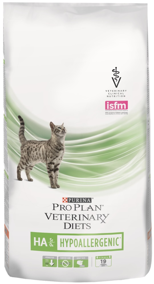 Корм Purina Pro Plan (вет. корма) для кошек при лечении пищевой аллергии (HA)