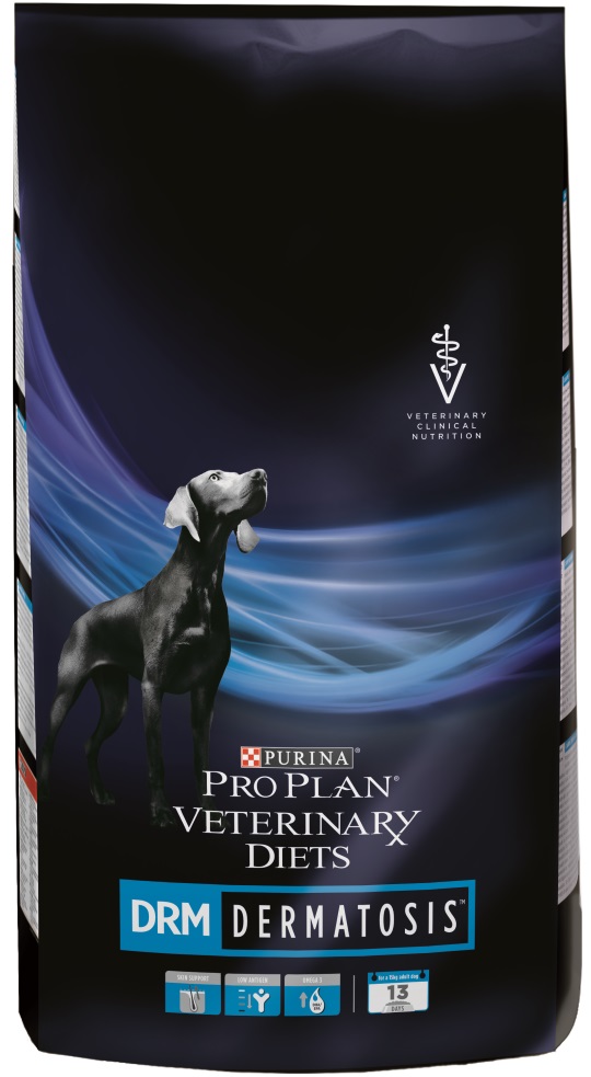 Корм Purina Pro Plan (вет. корма) для собак при дерматозах и аллергии, Diets DRM