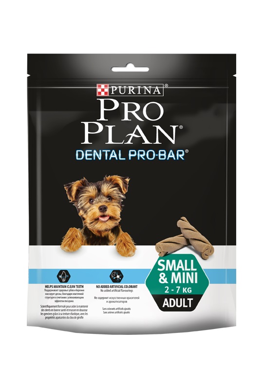 Лакомство для здоровых крепких зубов для мелких и миниатюрных пород, Dental Pro Bar Small&Mini