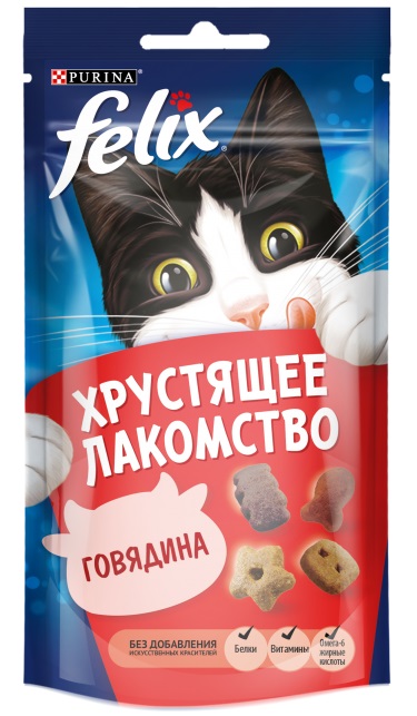 Хрустящее лакомство со вкусом говядины
