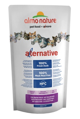 Almo Nature Alternative корм со свежей уткой (50% мяса) для кошек, HFC ALMO NATURE ALTERNATIVE CATS