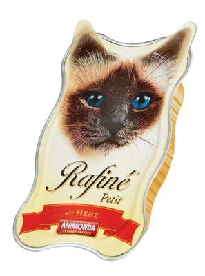 Паштет для кошек с сердцем