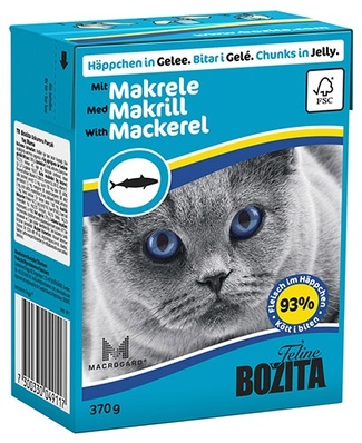 Кусочки в желе для кошек со скумбрией