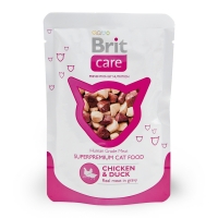 Brit Care Cat Chicken & Duck Pouch консервы в пауче для кошек (с курицей и уткой)
