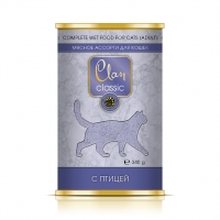 Clan CLASSIC консервы для кошек «Мясное ассорти с птицей»