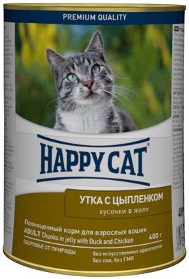 Кусочки в желе для кошек с уткой и курицей
