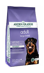 Корм Arden Grange для взрослых собак крупных пород с курицей, Adult Dog Large Breed