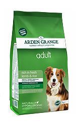Корм Arden Grange для взрослых собак с ягненком и рисом, Adult Dog Lamb&Rice
