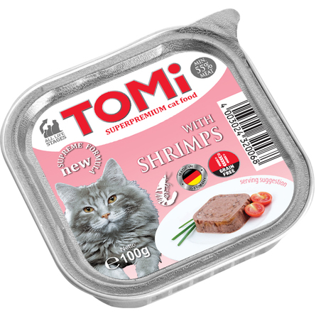ToMi Консервы для кошек (с креветками)