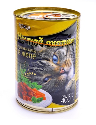 Кусочки в желе для кошек с курицей