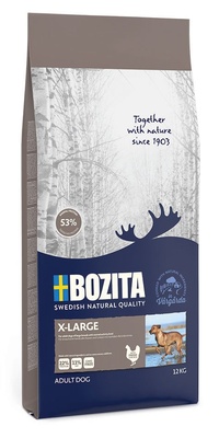 Корм Bozita super premium полнорационное питание для взрослых собак крупных пород c нормальным уровнем активности, Bozita X Large 22/11