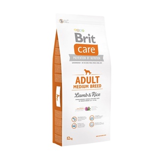 Корм Brit care для собак от 10 до 25 кг с ягненком и рисом, Adult Medium Breed Lamb&Rice