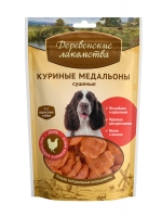 Деревенские Лакомства «Сушеные куриные медальоны» лакомство для собак