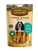 Деревенские Лакомства «Колбаски» из индейки с рисом для собак
