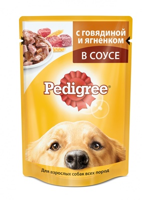 Паучи для собак с говядиной и ягненком