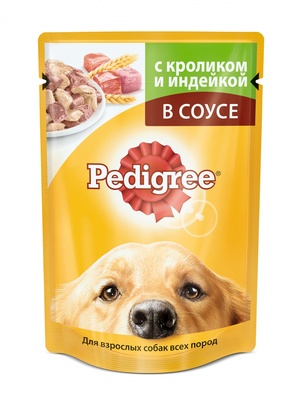 Паучи для собак с кроликом и индейкой