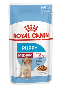 Royal Canin Кусочки в соусе для щенков средних пород