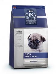 Gina Elite Puppy Turkey&Rice UK Сухой корм суперпремиум класса для щенков с индейкой и рисом