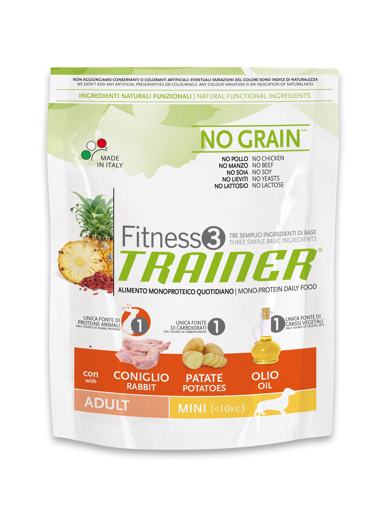 Trainer Fitness MINI для взрослых собак мелких пород кролик, картофель